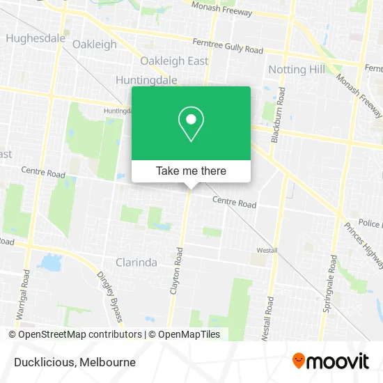 Ducklicious map
