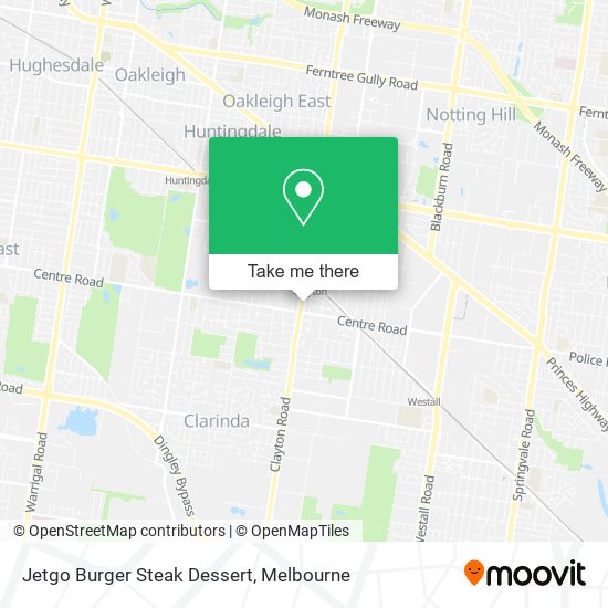 Jetgo Burger Steak Dessert map