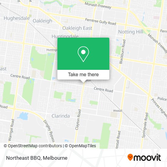 Northeast BBQ map
