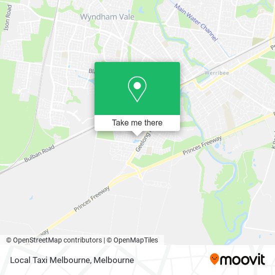 Local Taxi Melbourne map