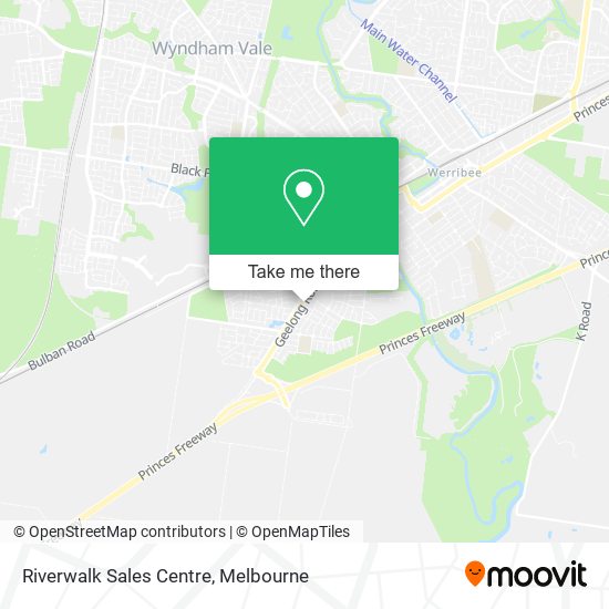 Riverwalk Sales Centre map
