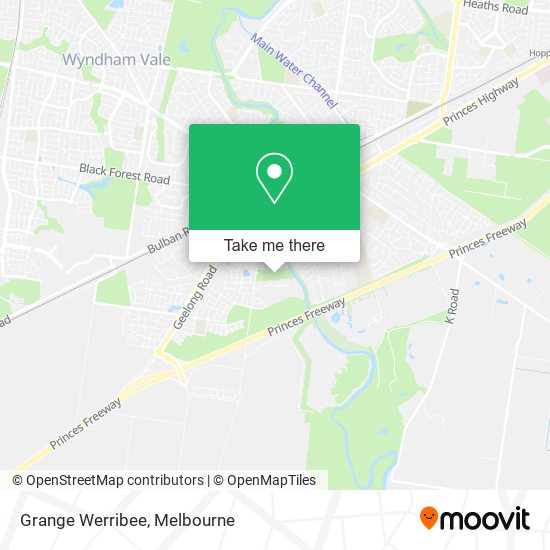 Grange Werribee map