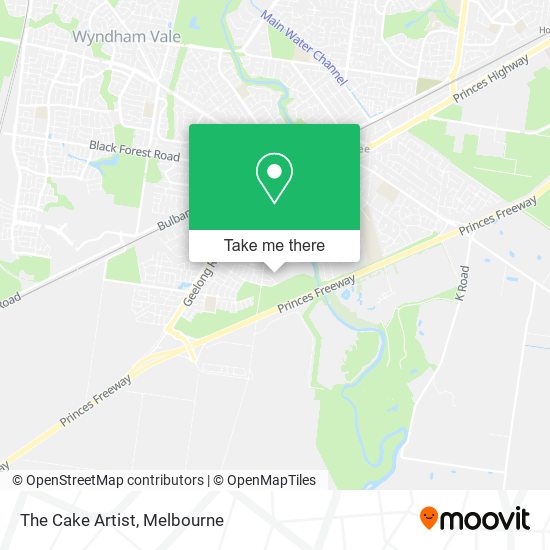 The Cake Artist map
