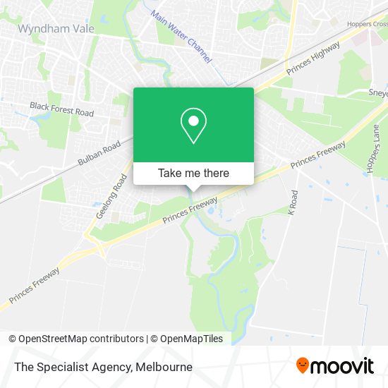 The Specialist Agency map