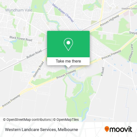 Western Landcare Services map