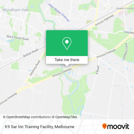 K9 Sar Inc Training Facility map