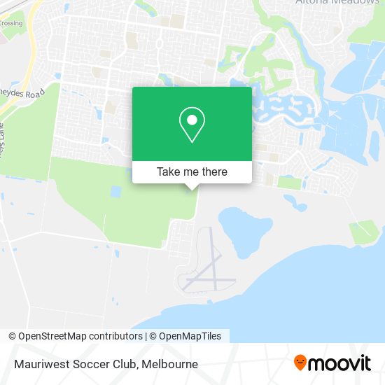 Mauriwest Soccer Club map