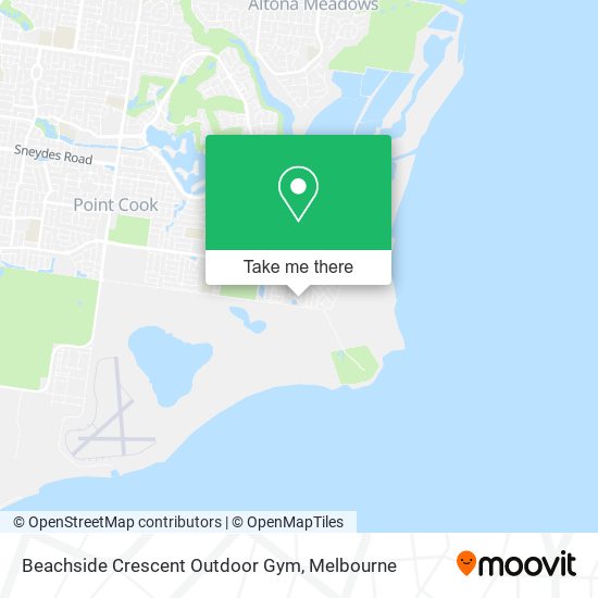 Beachside Crescent Outdoor Gym map