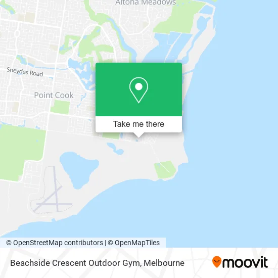 Beachside Crescent Outdoor Gym map