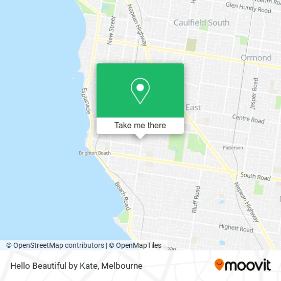 Mapa Hello Beautiful by Kate