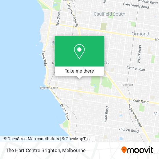 The Hart Centre Brighton map
