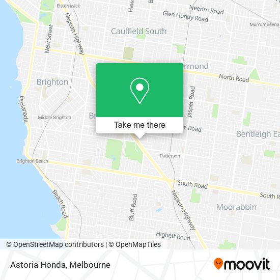 Astoria Honda map