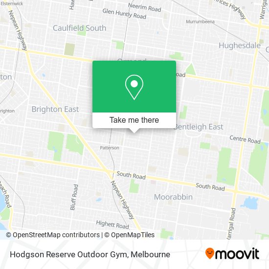Hodgson Reserve Outdoor Gym map