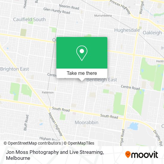 Jon Moss Photography and Live Streaming map