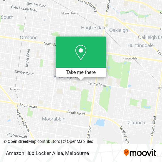 Amazon Hub Locker Ailsa map