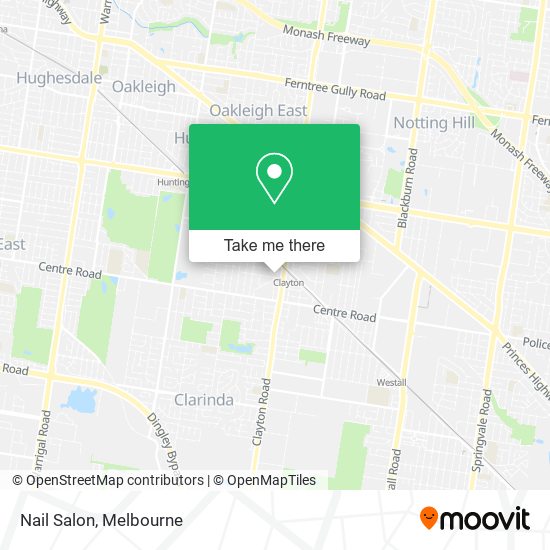 Nail Salon map