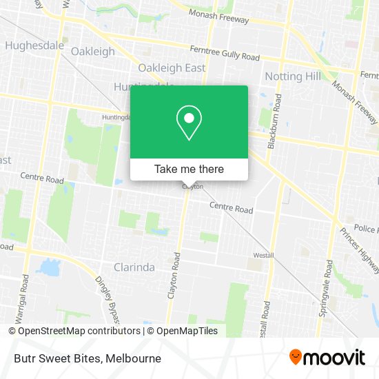 Butr Sweet Bites map