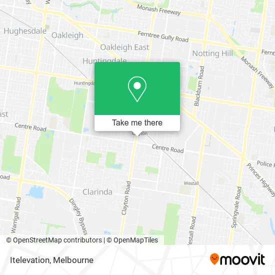 Itelevation map