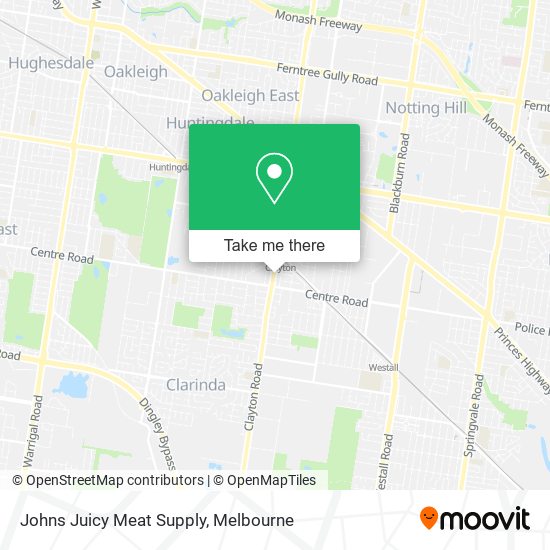 Johns Juicy Meat Supply map
