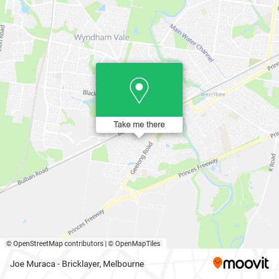 Joe Muraca - Bricklayer map