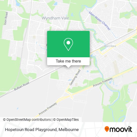 Hopetoun Road Playground map