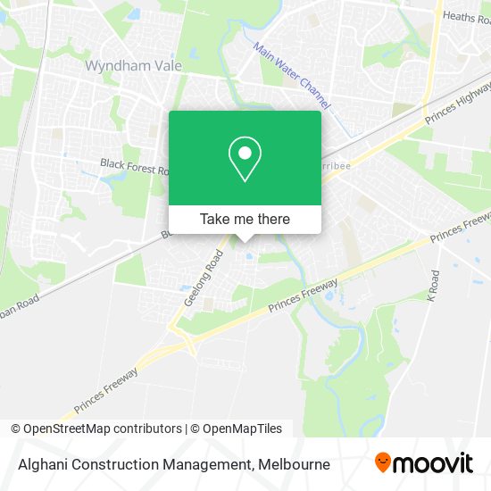Alghani Construction Management map