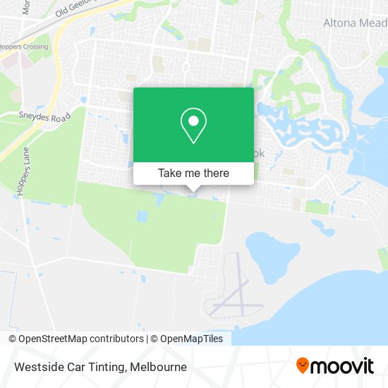 Westside Car Tinting map