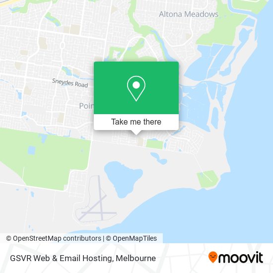 GSVR Web & Email Hosting map