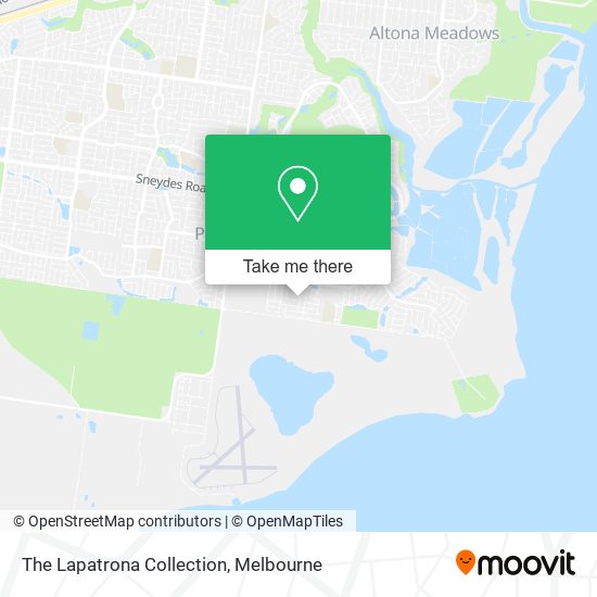 The Lapatrona Collection map