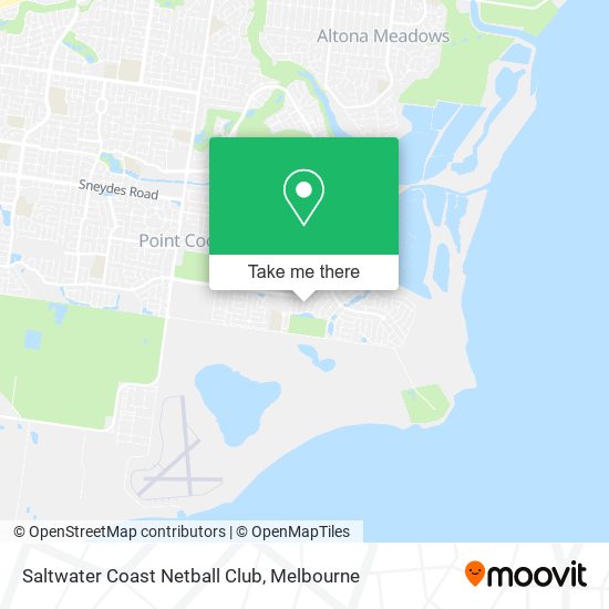 Saltwater Coast Netball Club map
