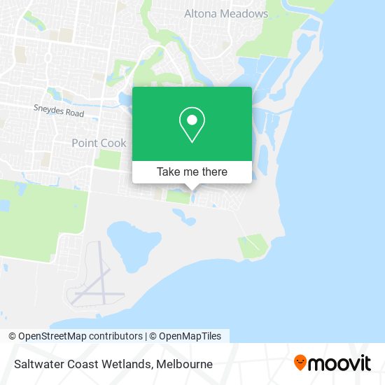Saltwater Coast Wetlands map
