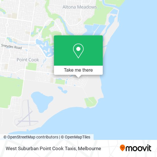 West Suburban Point Cook Taxis map