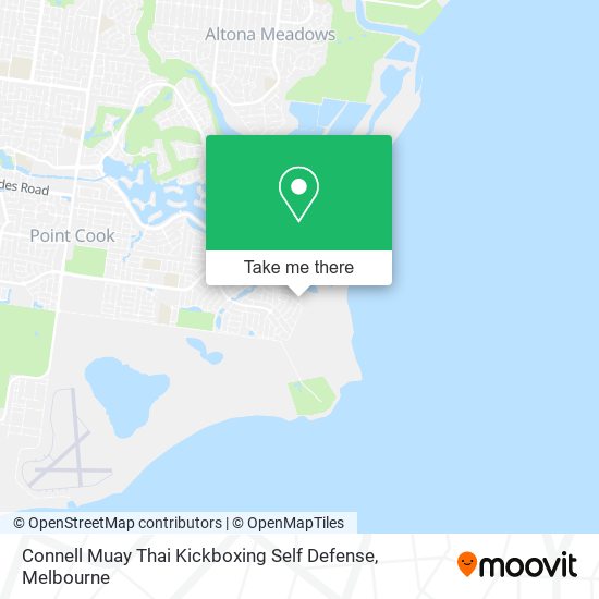 Connell Muay Thai Kickboxing Self Defense map
