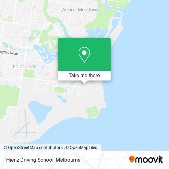Hienz Driving School map
