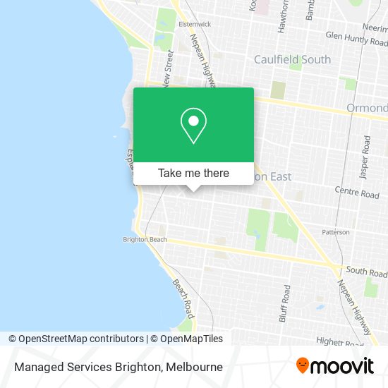 Managed Services Brighton map