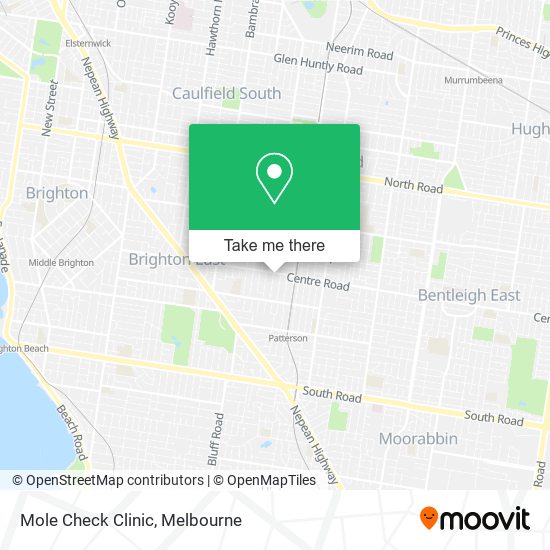 Mole Check Clinic map
