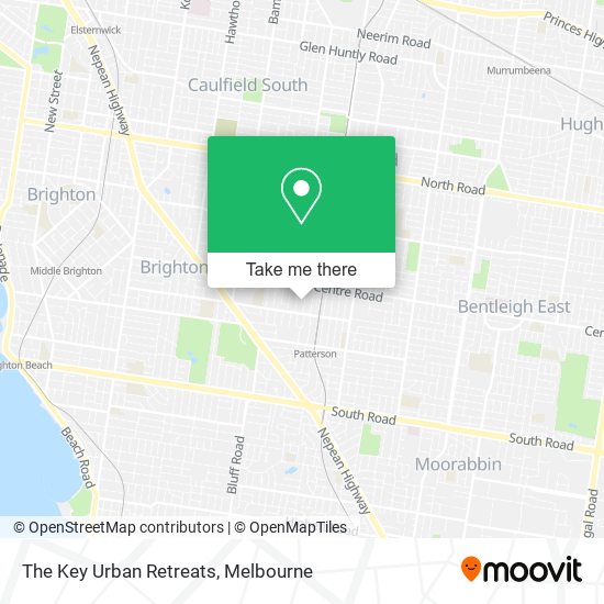 The Key Urban Retreats map