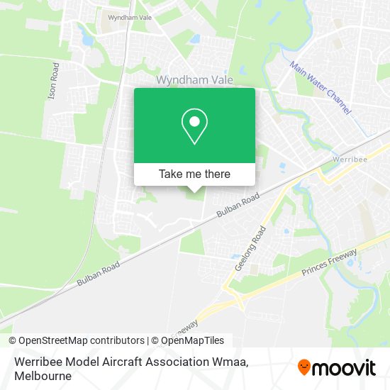 Werribee Model Aircraft Association Wmaa map