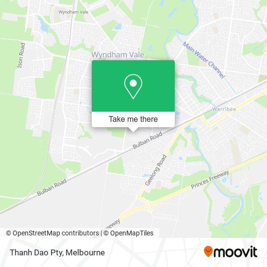 Thanh Dao Pty map