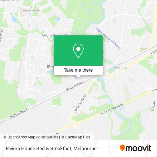 Riviera House Bed & Breakfast map