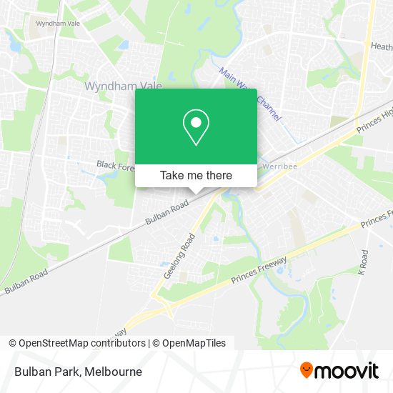 Bulban Park map