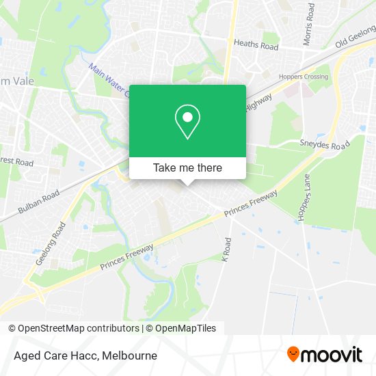 Aged Care Hacc map