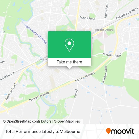 Total Performance Lifestyle map