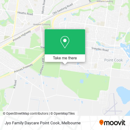 Jyo Family Daycare Point Cook map