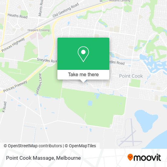 Point Cook Massage map