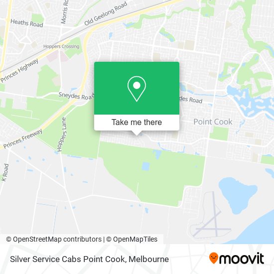 Silver Service Cabs Point Cook map