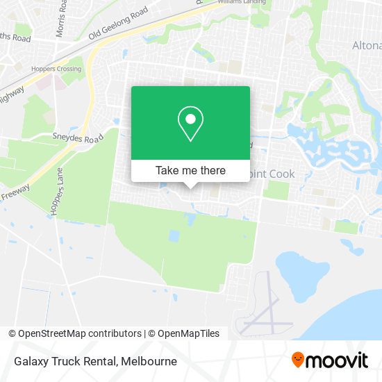 Galaxy Truck Rental map