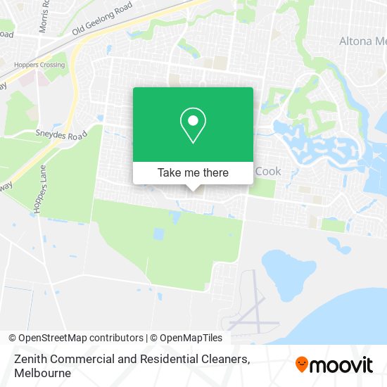 Zenith Commercial and Residential Cleaners map