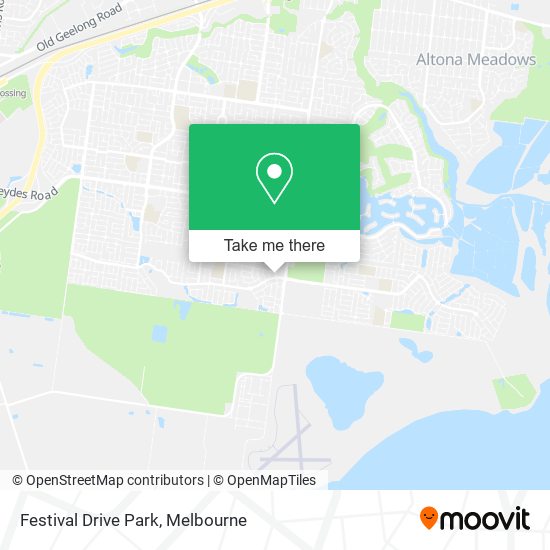 Festival Drive Park map