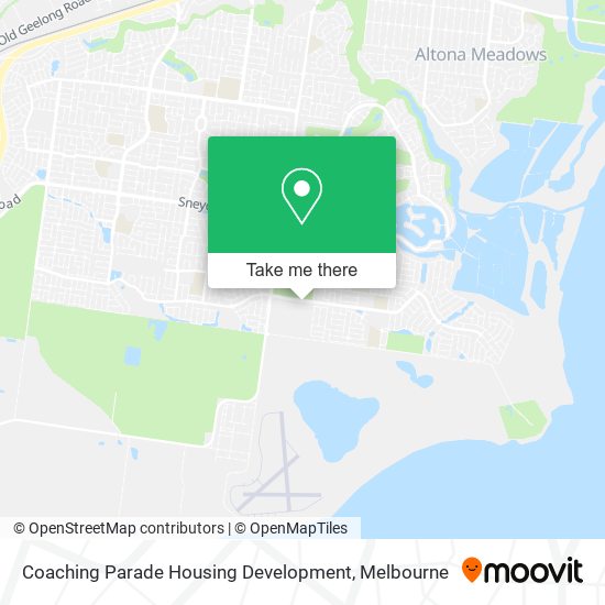 Coaching Parade Housing Development map